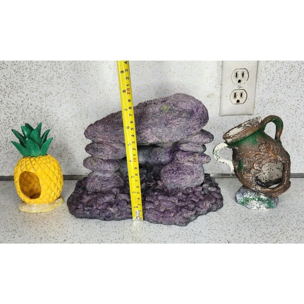 Rock Formation Cave Aquarium Fish Tank Resin Large 8